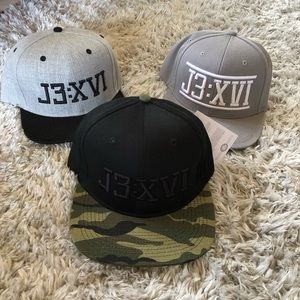 Bundle 3 J3:XVI Snapback Hats